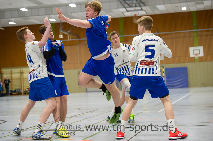 Männliche C-Jugend Oberliga RPS: TV Nieder-Olm – TSG Haßloch 26:14 (14:8)