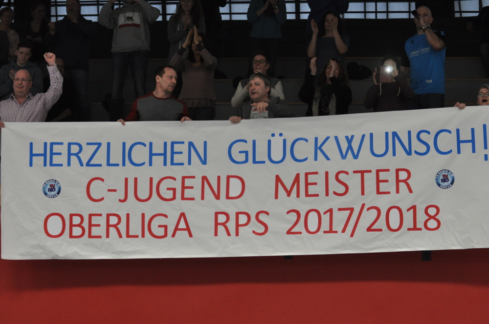 Oberliga-Meisterschaft Nr. 1 gesichert!  Männl. C-Jugend Oberliga RPS: HSG Rhein-Nahe – TV Nieder-Olm 19:29 (9:14)